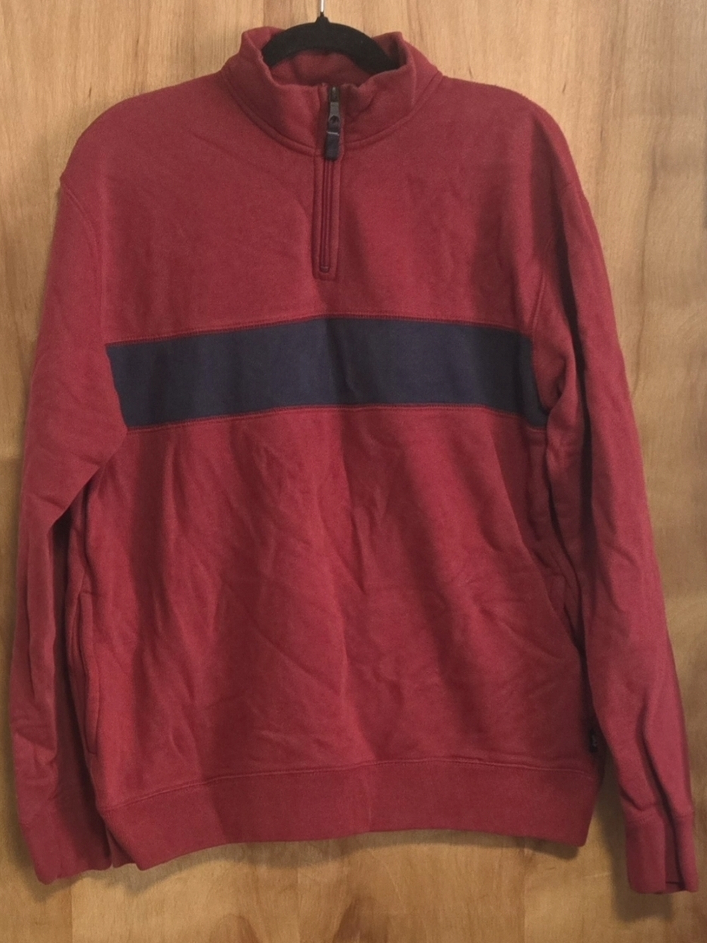 GAP RED COTTON MEN'S SWEATER